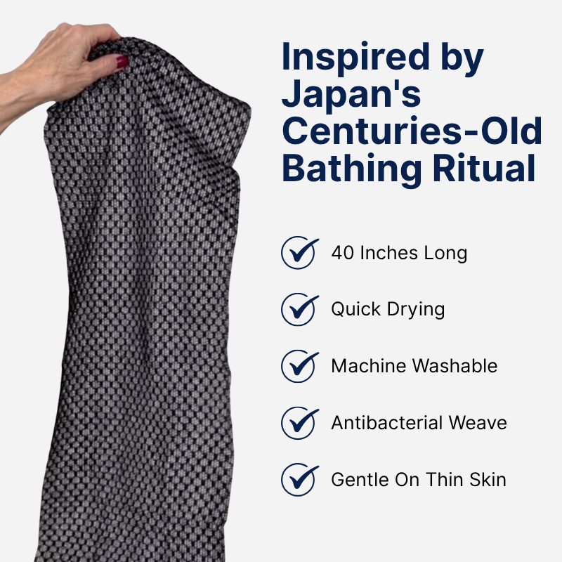 Japanese Exfoliating Shower Towel