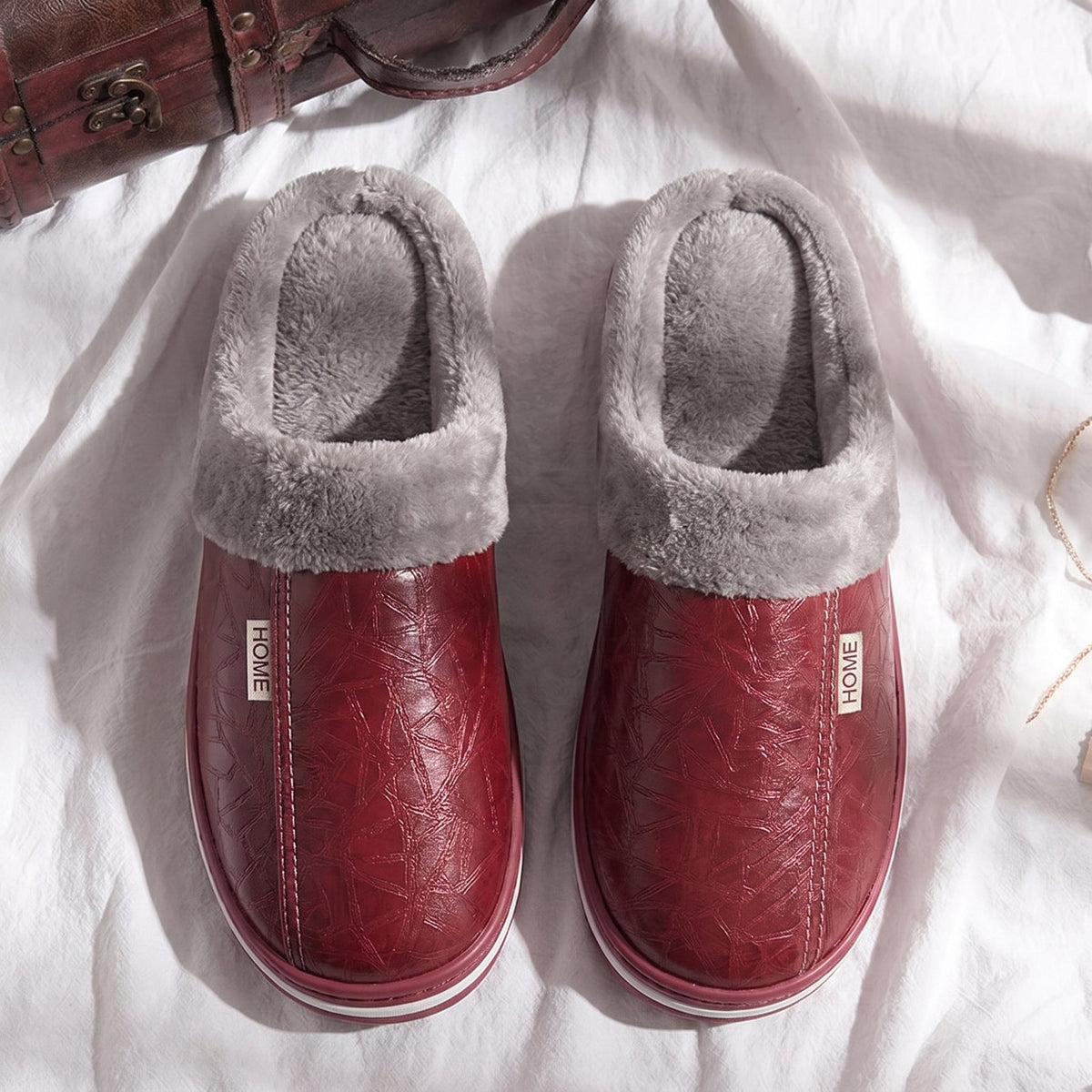 Thermal Quilted House Slippers