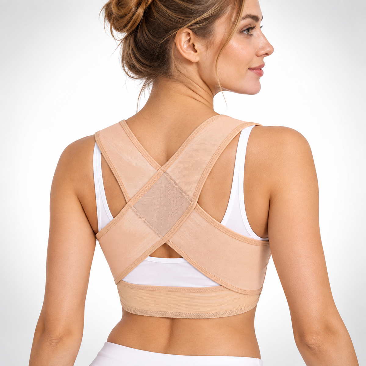 Flexible Everyday Movement Cross-Back Posture Brace