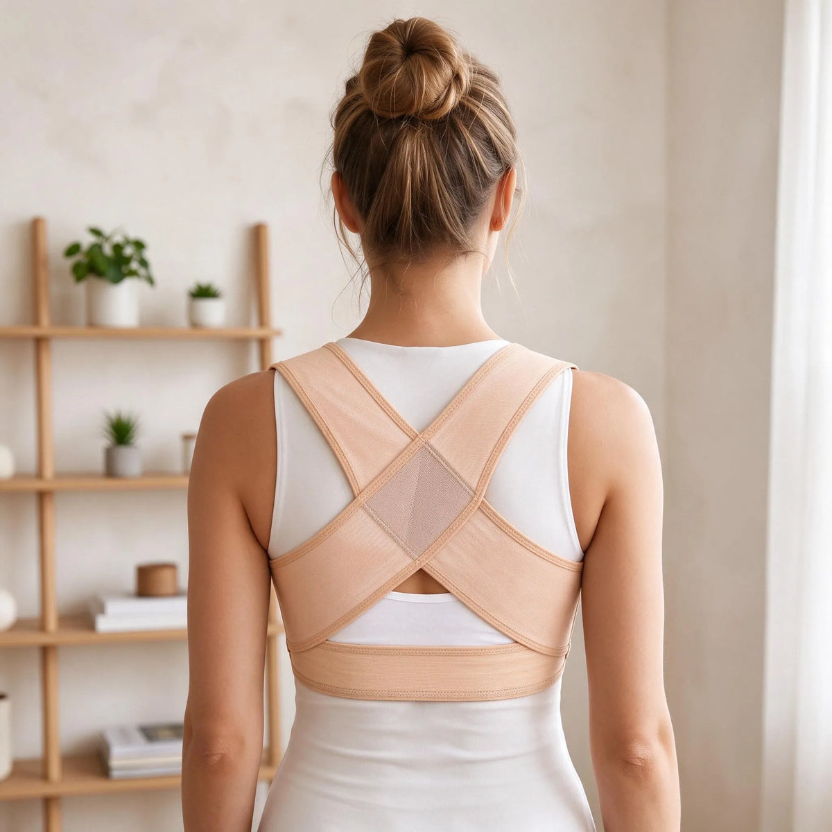 Flexible Everyday Movement Cross-Back Posture Brace