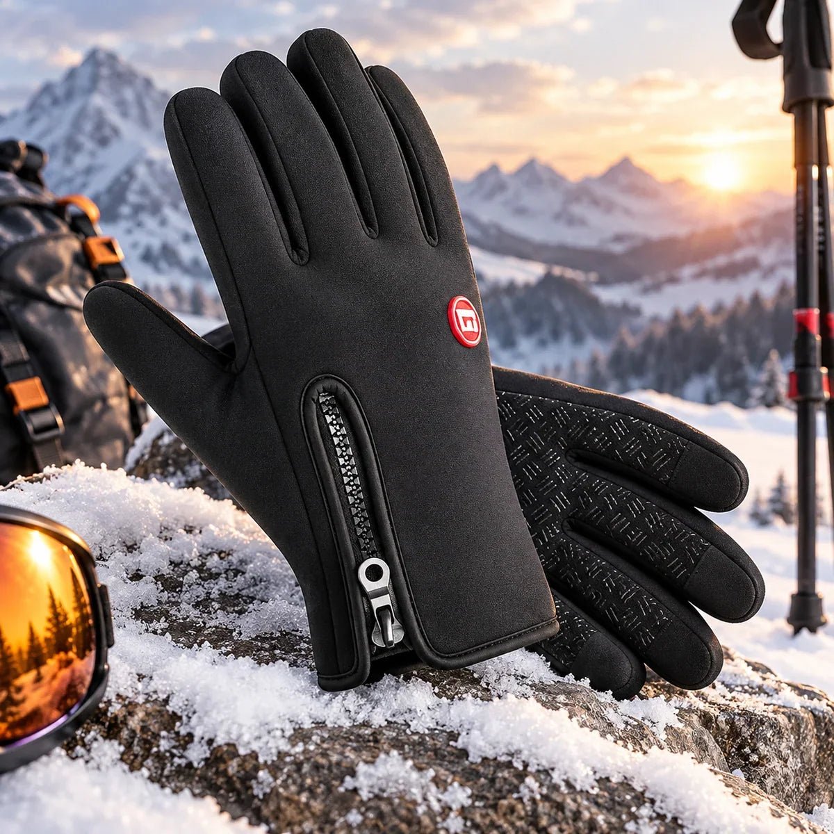Frostiva | Heated Cycling Gloves | Non-Slip Palm Grip | Waterproof & Windproof