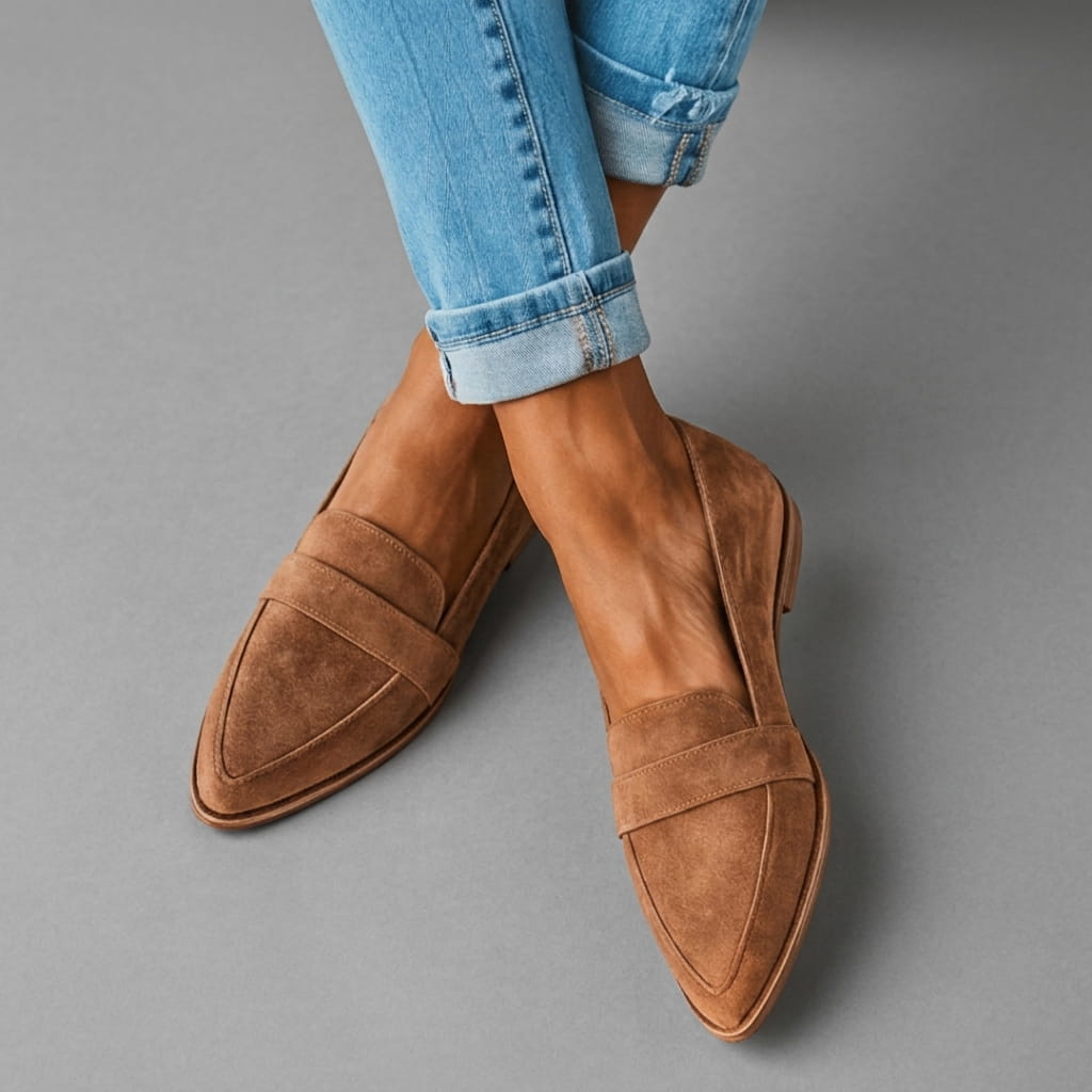 Teodora Soft Suede Loafers