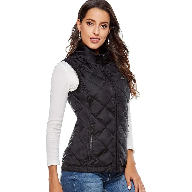 Women's Heated Vest | USB Heated Vest with Infrared Technology | Heat-Regulating & Lightweight | Ideal for Autumn & Winter