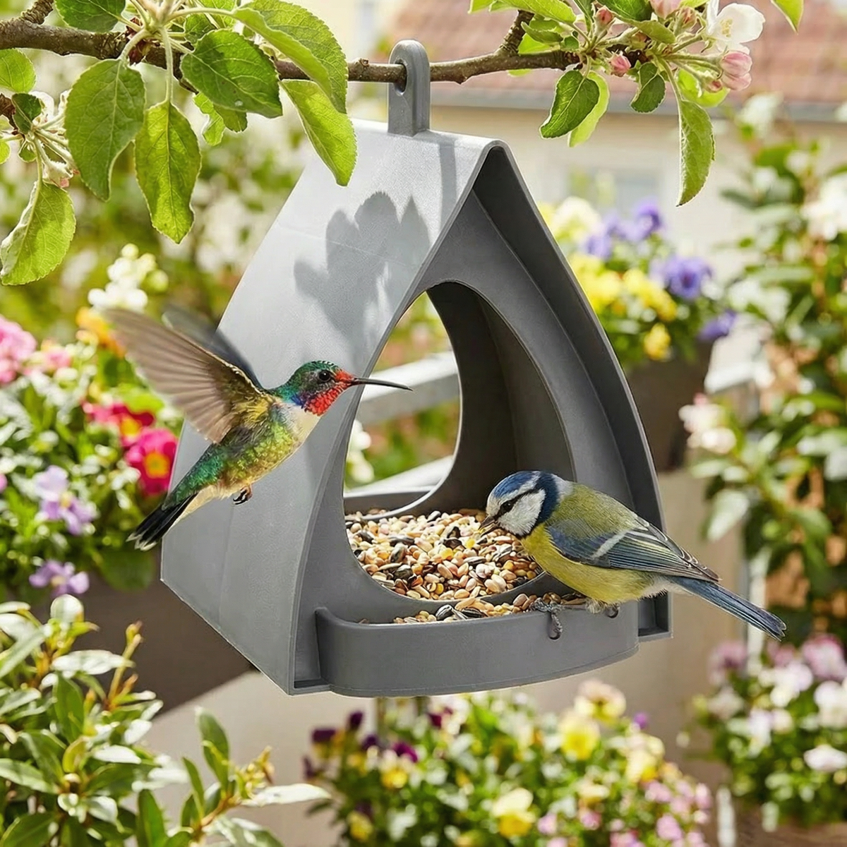 Hanging Bird Feeder for Hanging – Large Capacity for Garden & Balcony