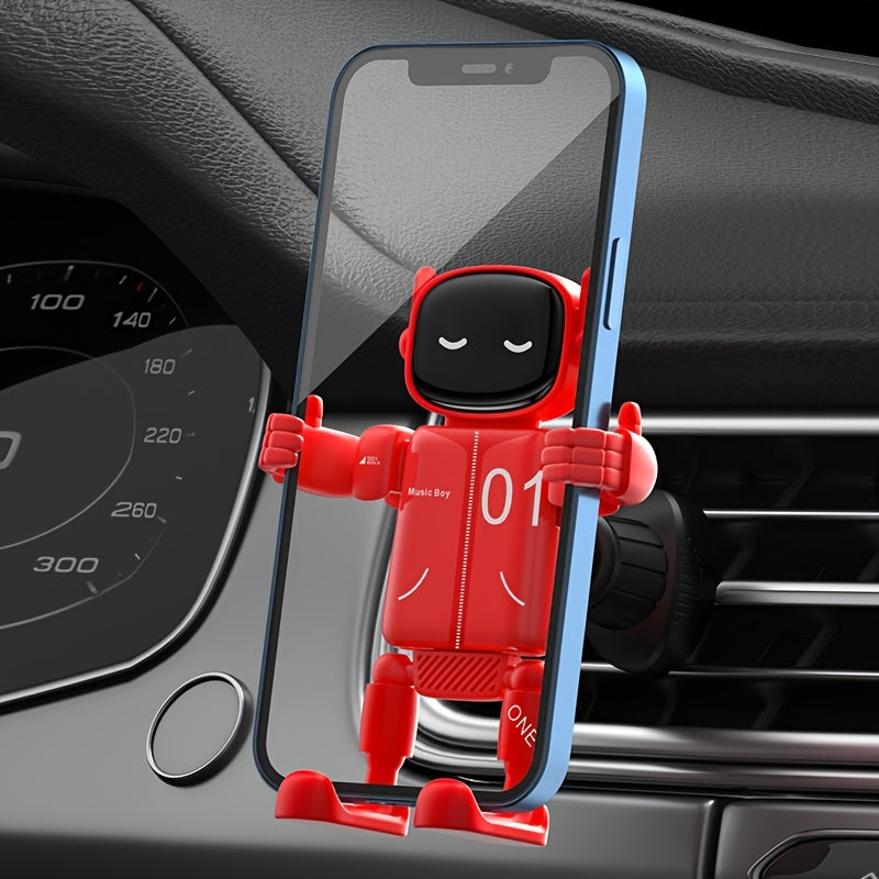 Cute Robot Gravity Car Phone Holder