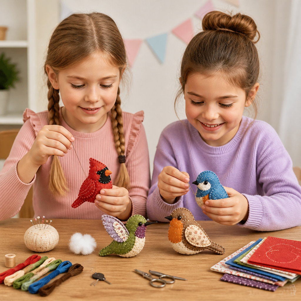 DIY Plush Sewing Kit – Sew Your Own Cute Figure