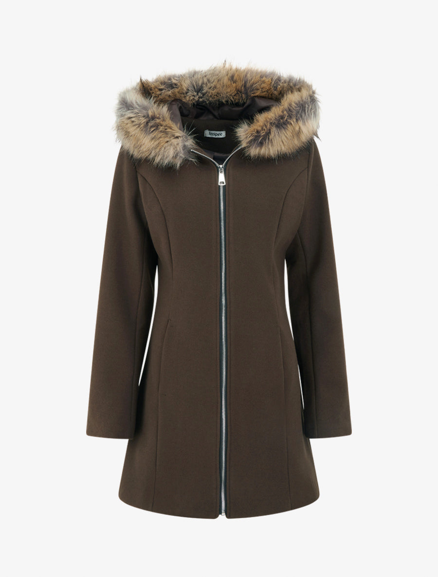 Long Faux Fur Coat