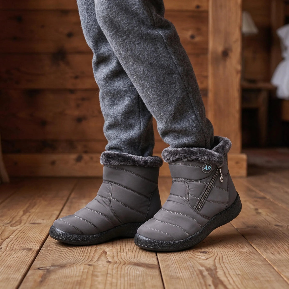 Ladies Apres Ski Snow Boots | Waterproof Winter Ankle Boots