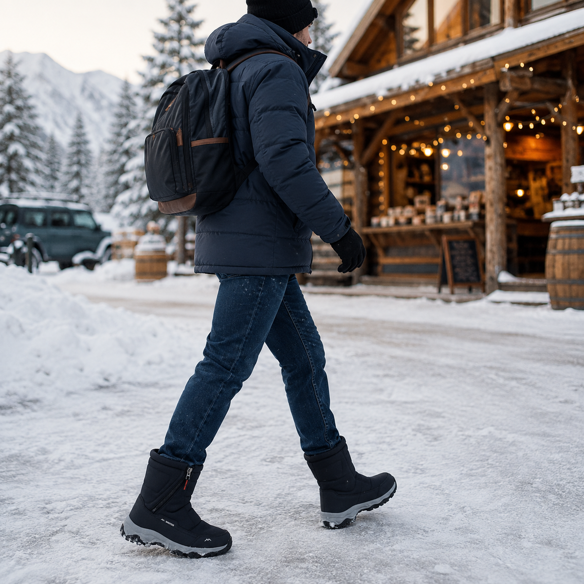 Ladies Snow Boots Wide Fit | Insulated Winter Footwear