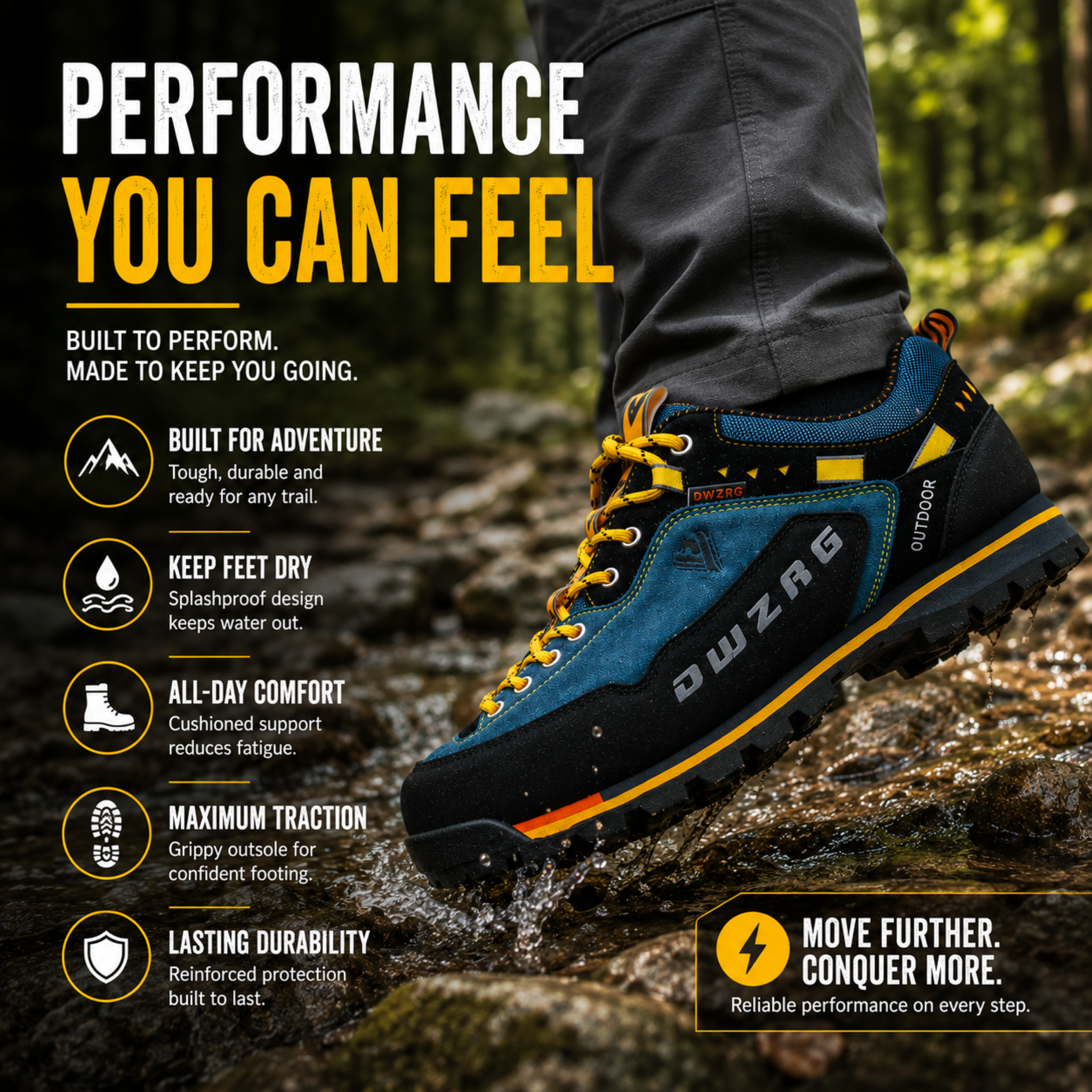 Nordspur | Low Cut Splashproof Hiking Shoe