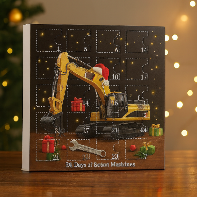 Construction Vehicle Advent Calendar