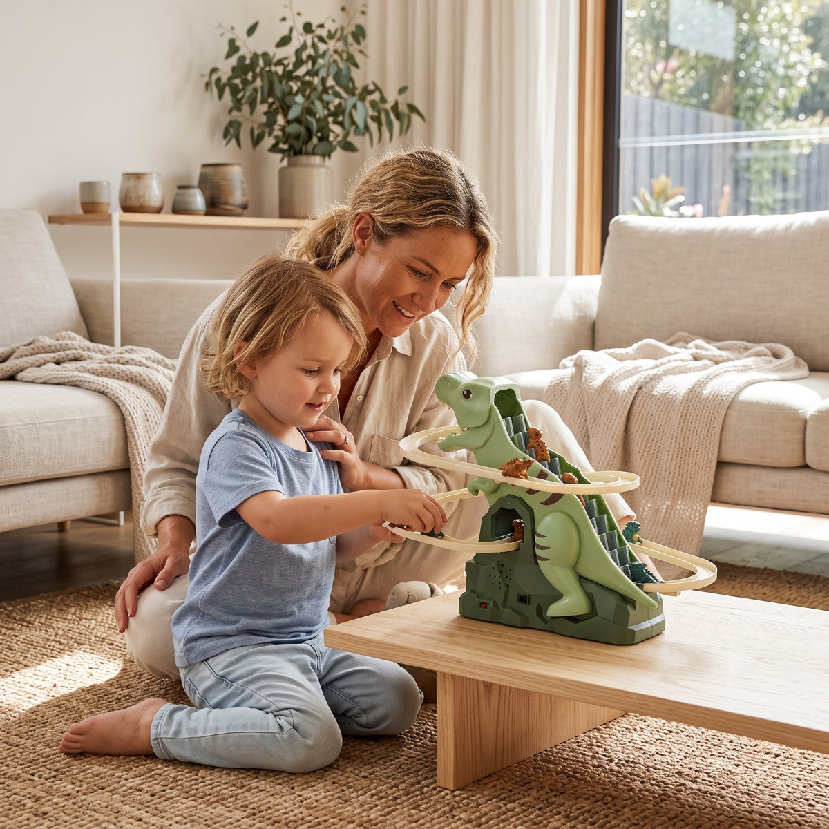 Dinosaur Roller Coaster Track Toy