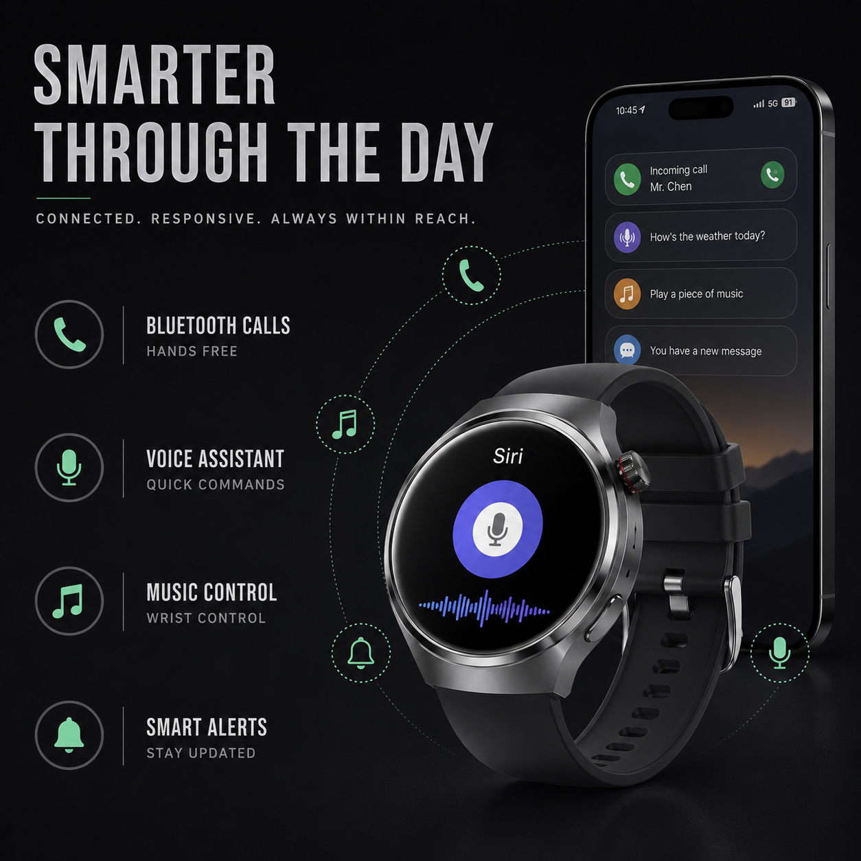 Nordspur | Health Smartwatch with Blood Pressure Tracker
