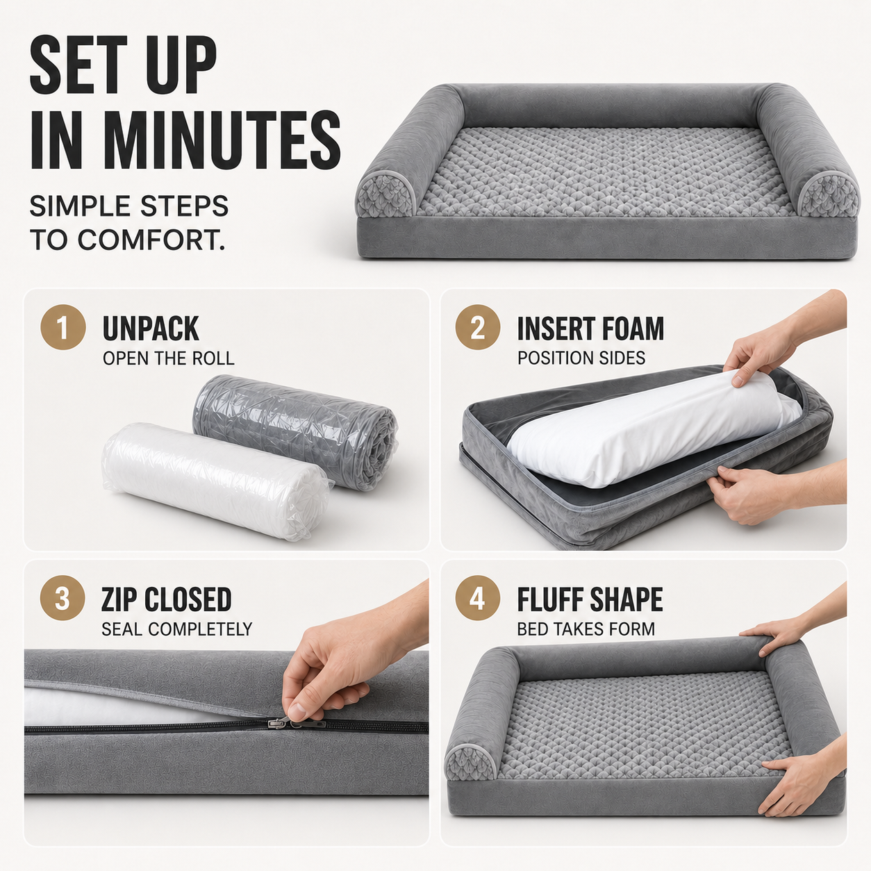 Nordspur | Slumberpaw Extra Large Orthopedic Dog Mattress