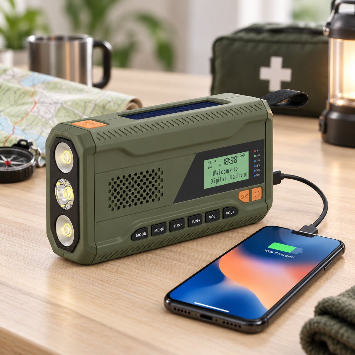 Nordspur | Solanta Portable Solar Crank Radio