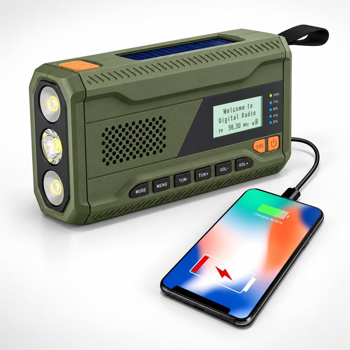 Nordspur | Solanta Portable Solar Crank Radio
