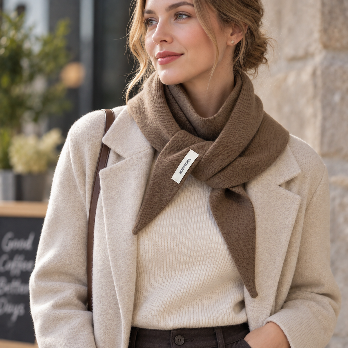 Nordspur | Wool Knit Triangular Scarf