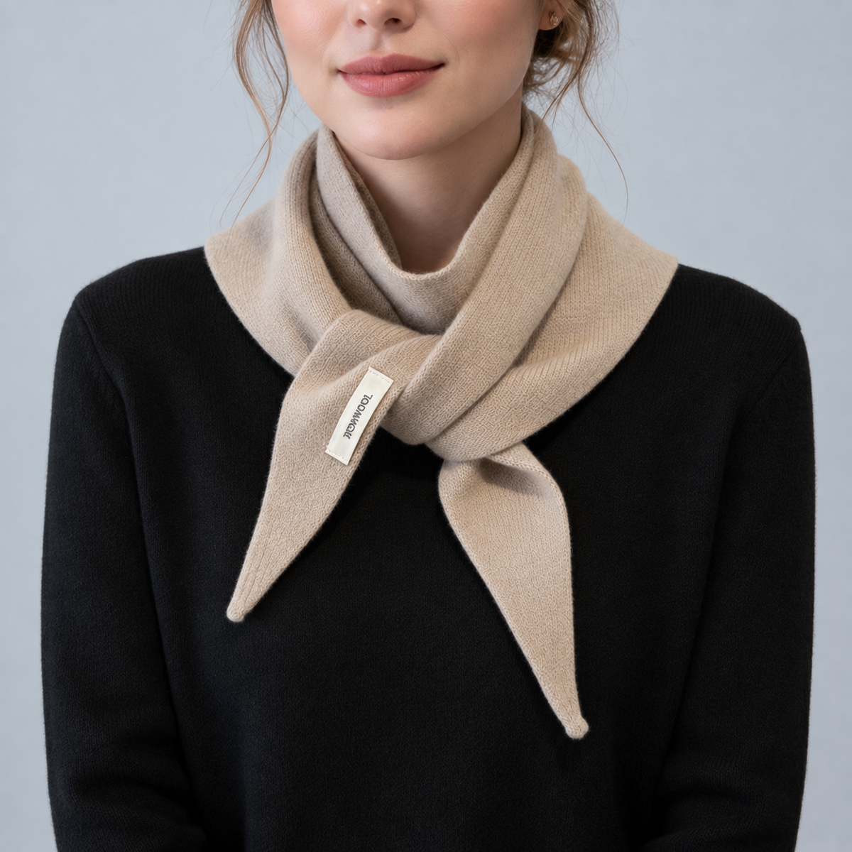 Nordspur | Wool Knit Triangular Scarf