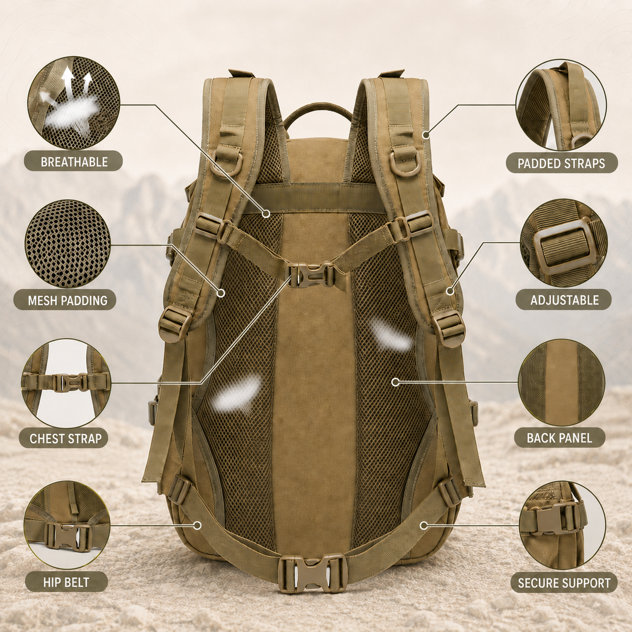 Nordspur | 40 Liter Tactical Backpack