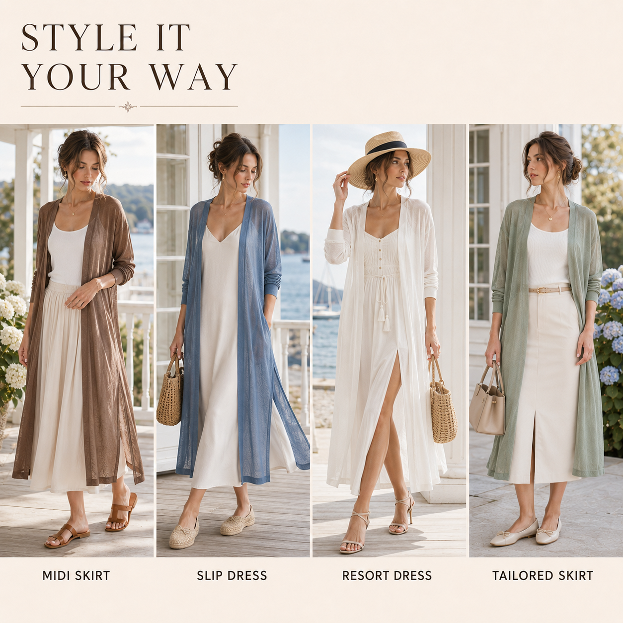 Nordspur | Aerisell Longline Open Front Cardigan