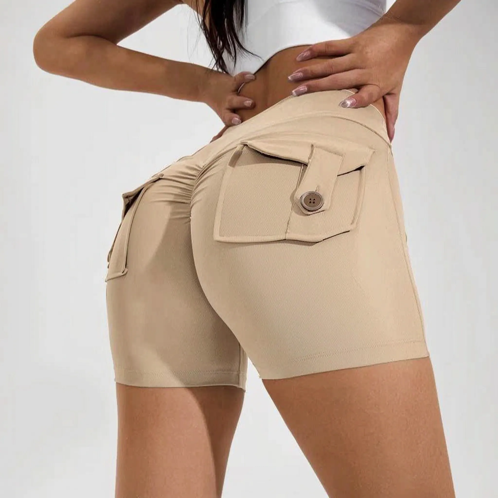 Nordspur | AeroShorts High Waist Pocket Yoga Shorts