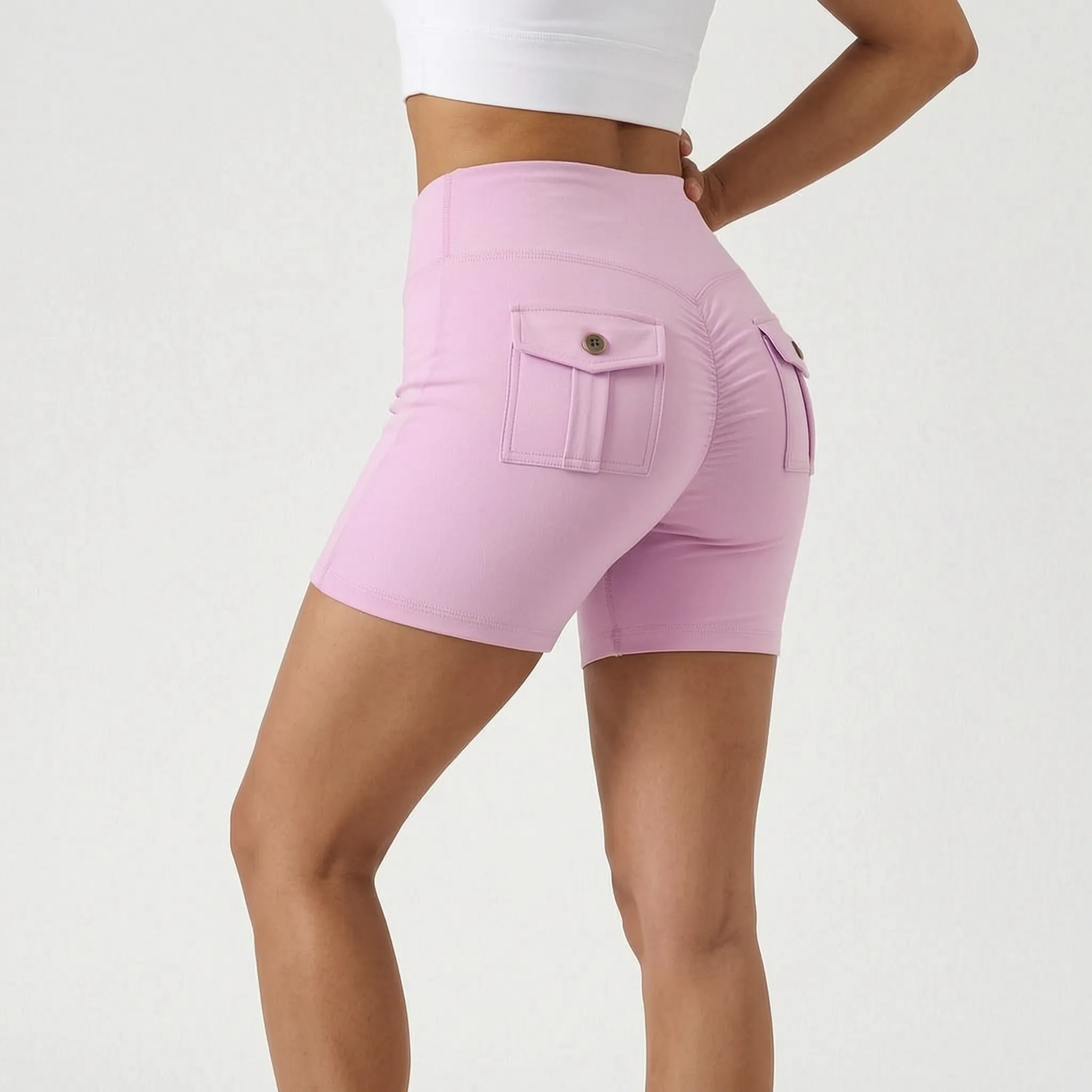 Nordspur | AeroShorts High Waist Pocket Yoga Shorts