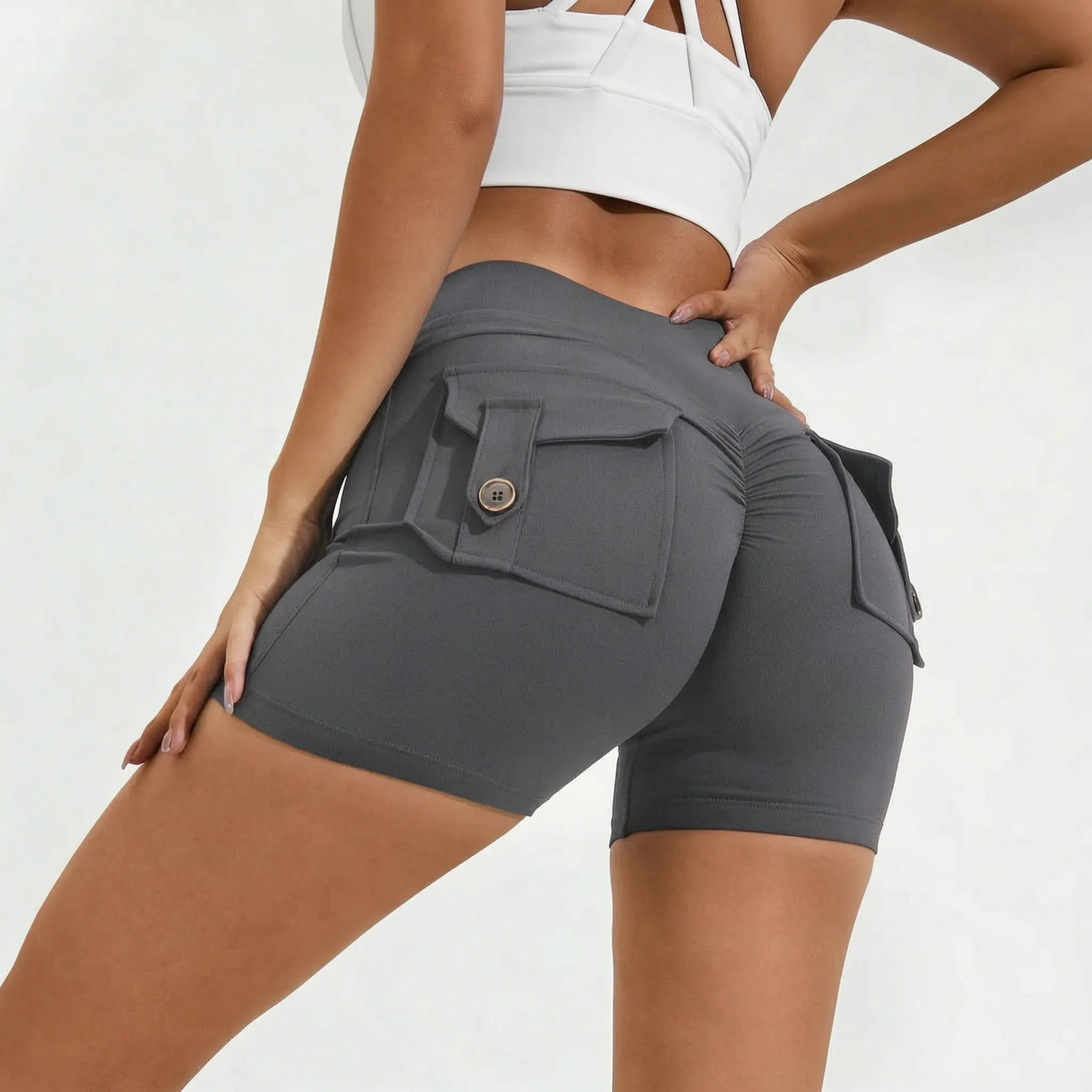 Nordspur | AeroShorts High Waist Pocket Yoga Shorts