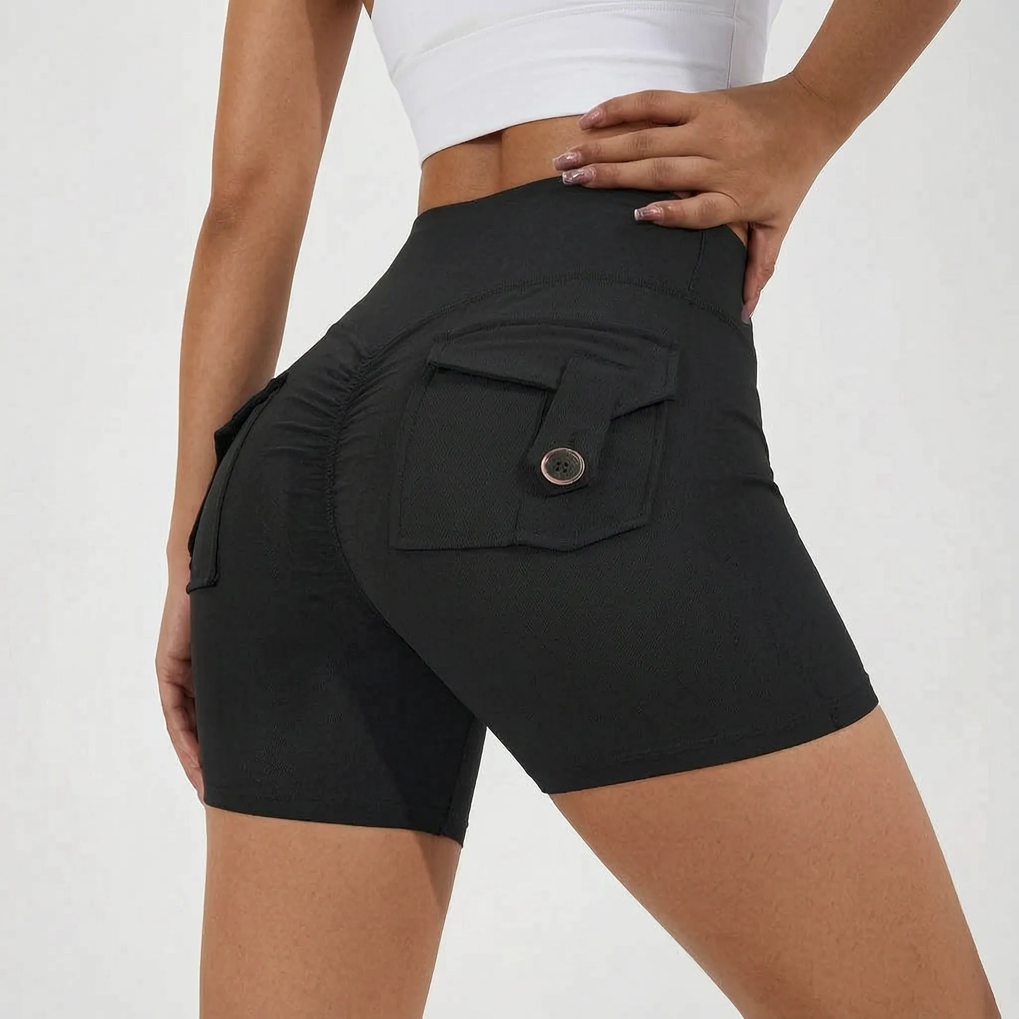 Nordspur | AeroShorts High Waist Pocket Yoga Shorts