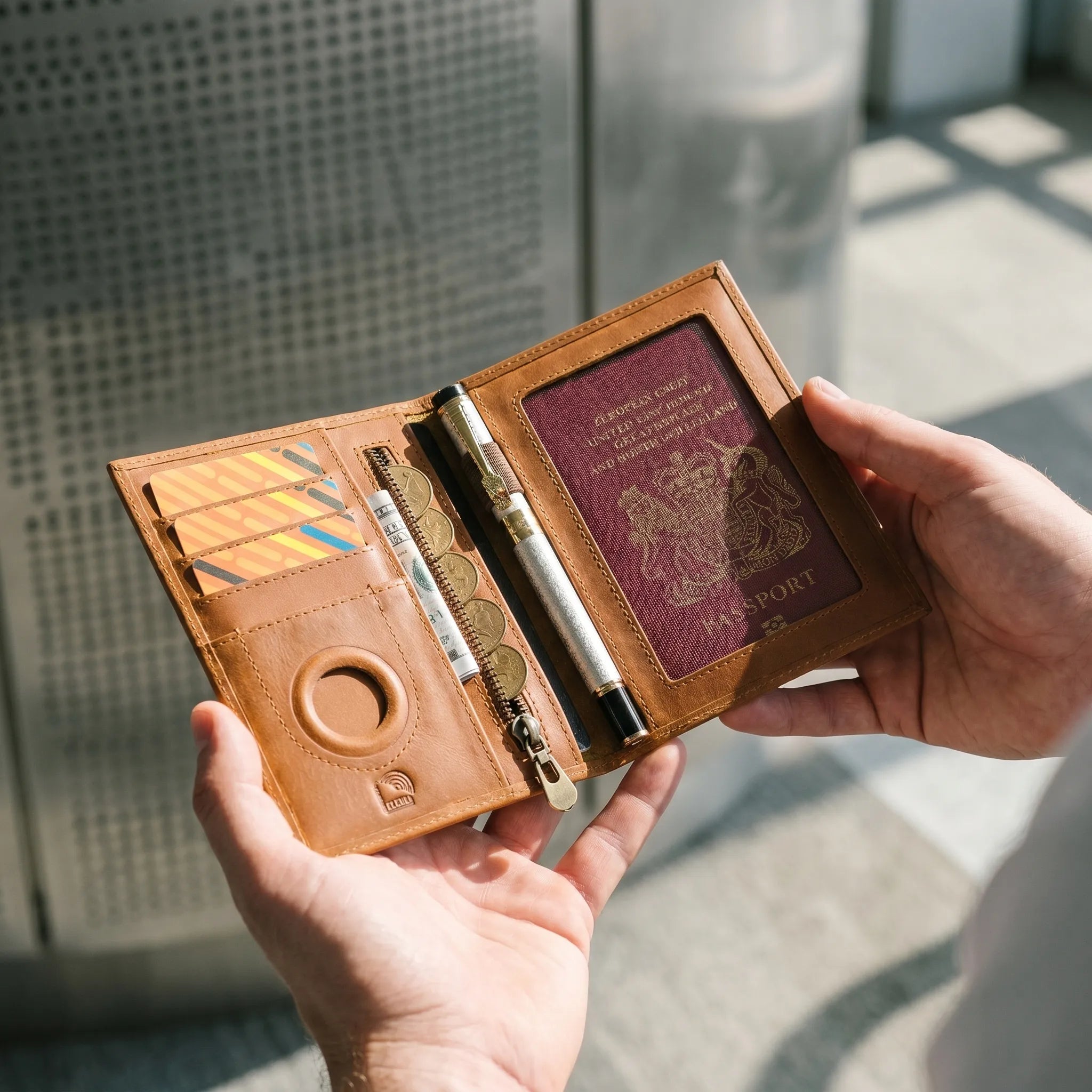 Nordspur | Aerocache Leather Travel Wallet