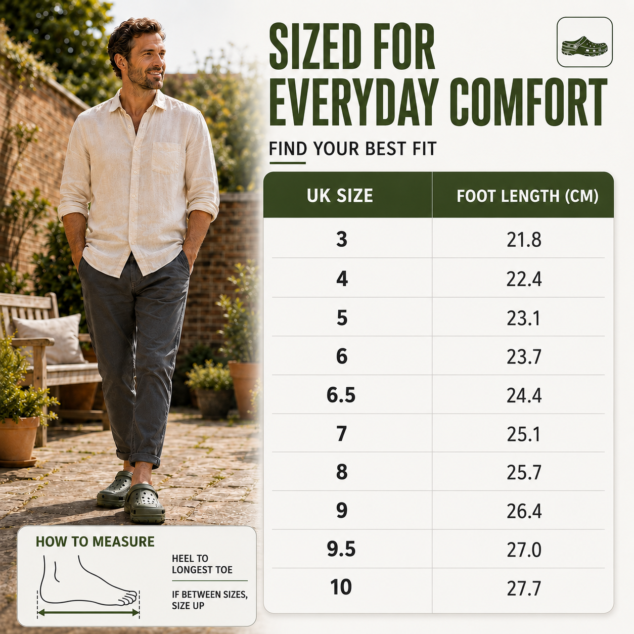 Nordspur | Aerostride Men's Breathable Garden Clogs