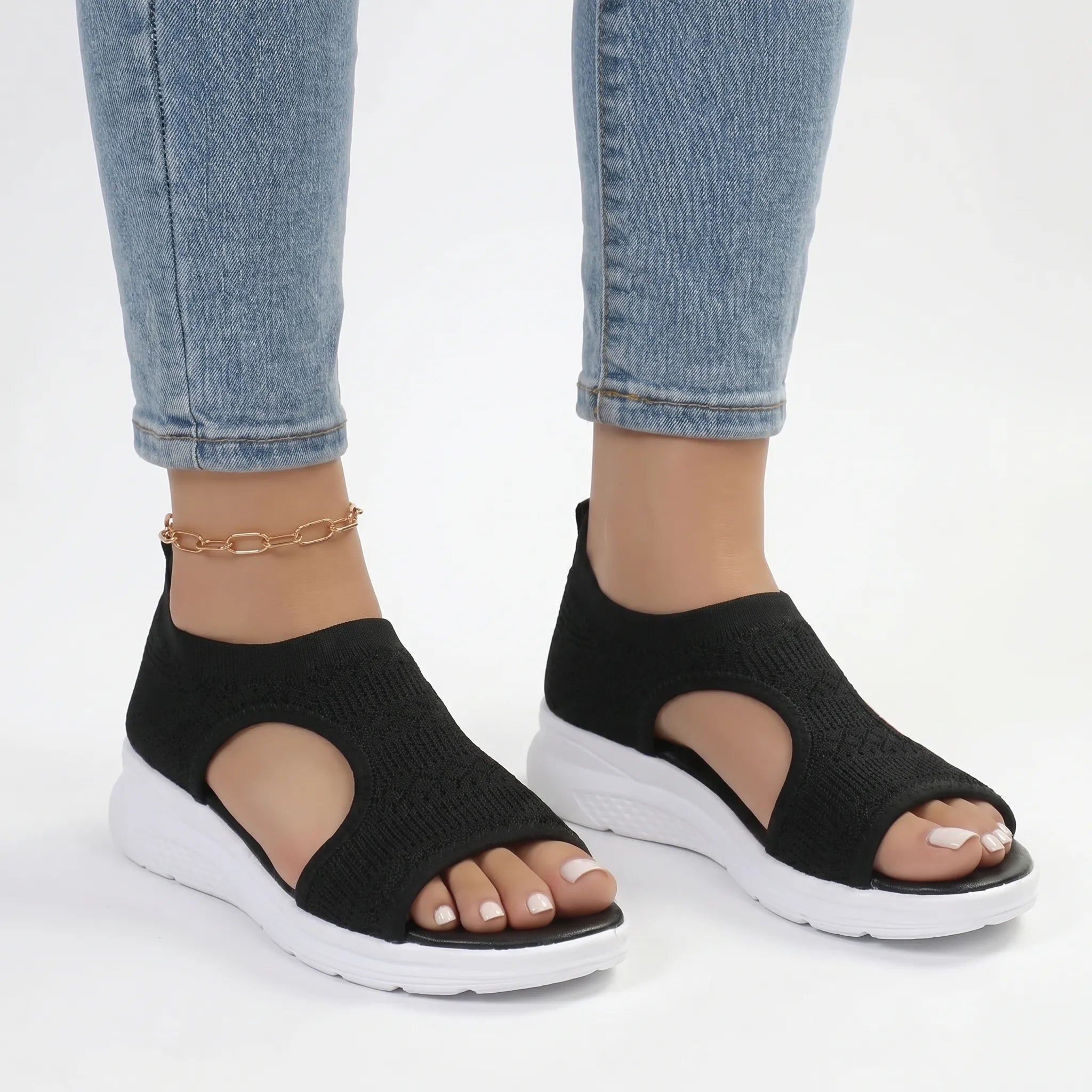 Nordspur | Aerovela Knitted Sports Wedge Sandals