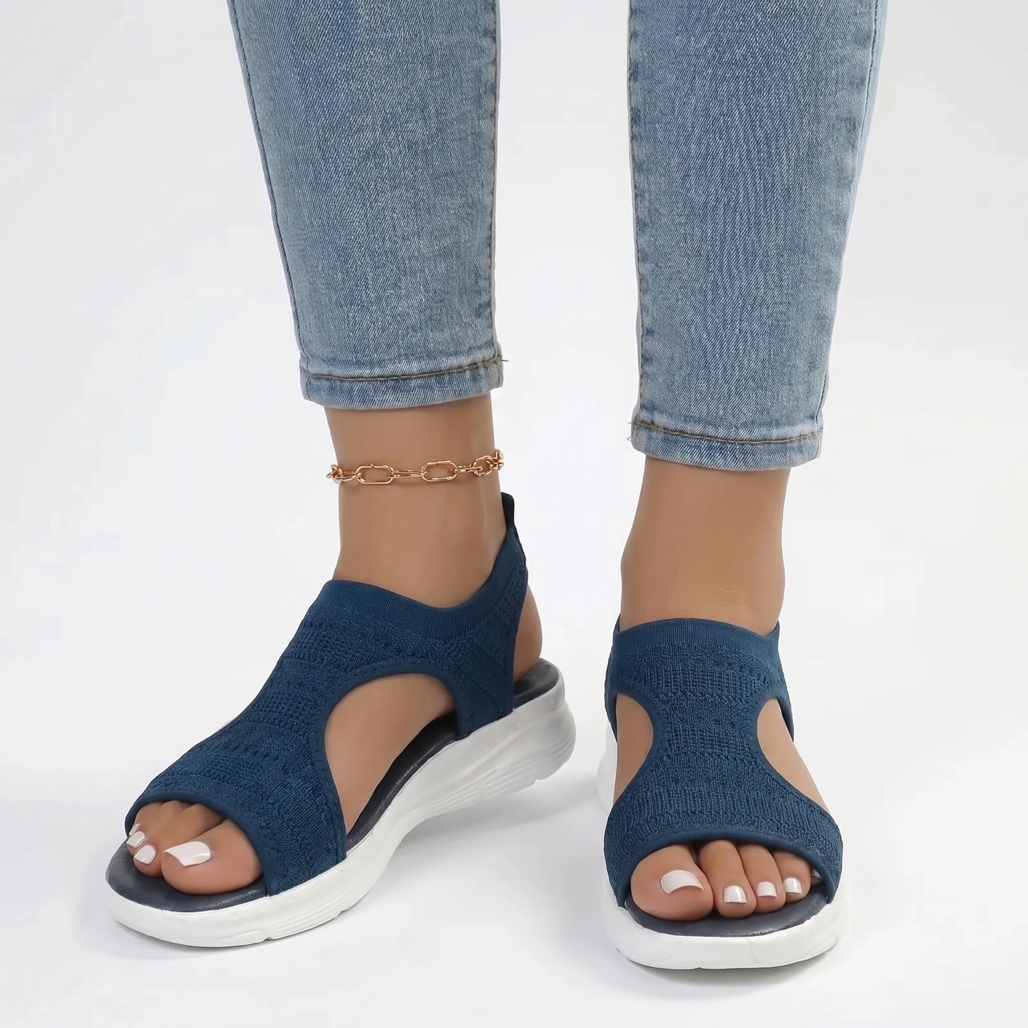 Nordspur | Aerovela Knitted Sports Wedge Sandals