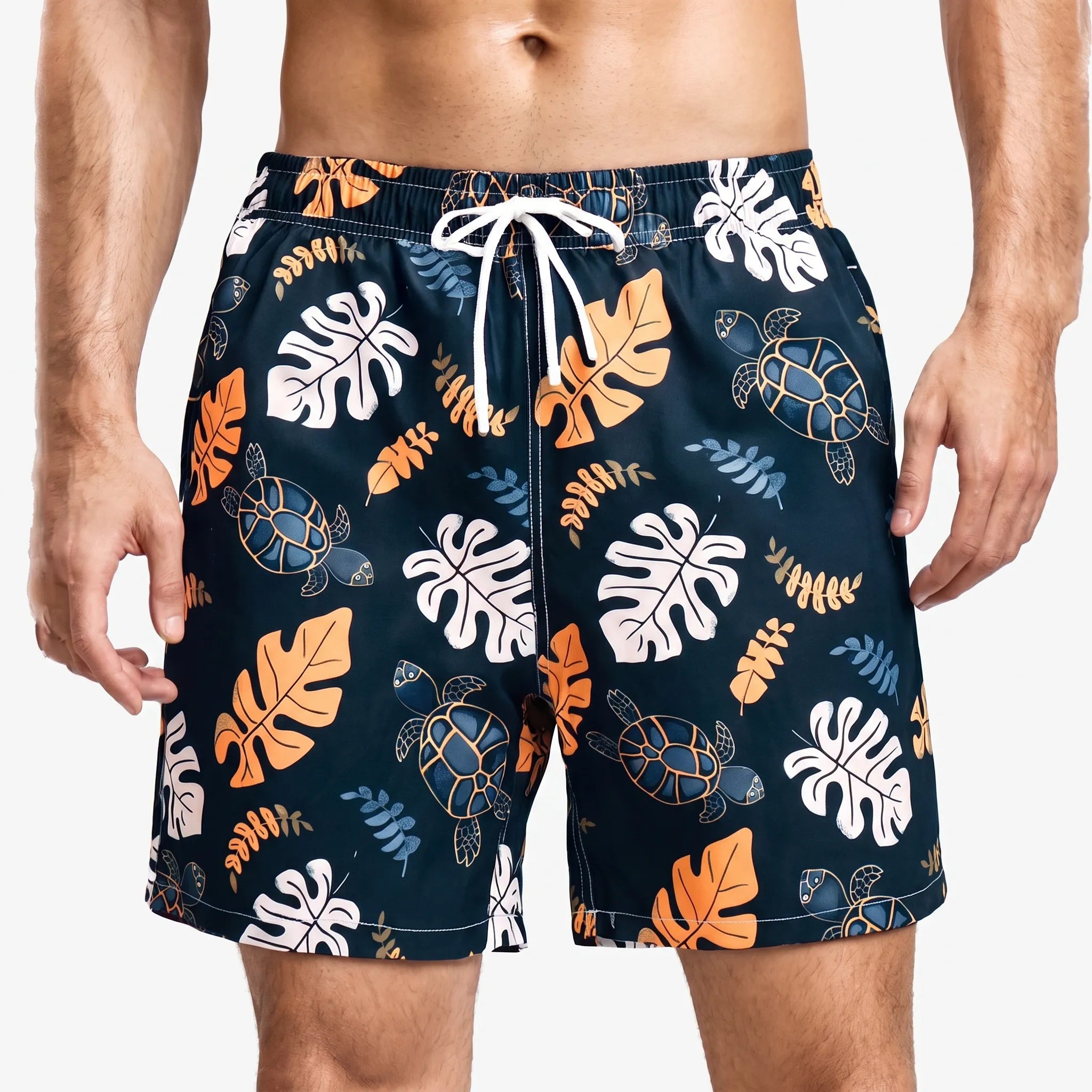 Nordspur | Aestiva Casual Palm Print Mens Shorts
