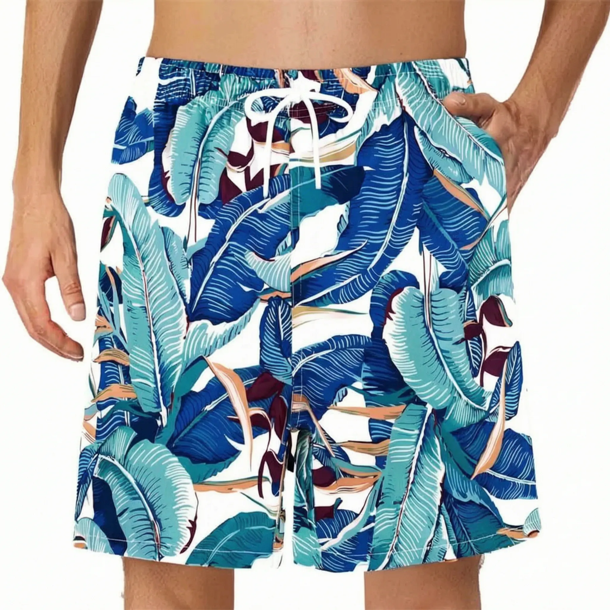 Nordspur | Aestiva Casual Palm Print Mens Shorts