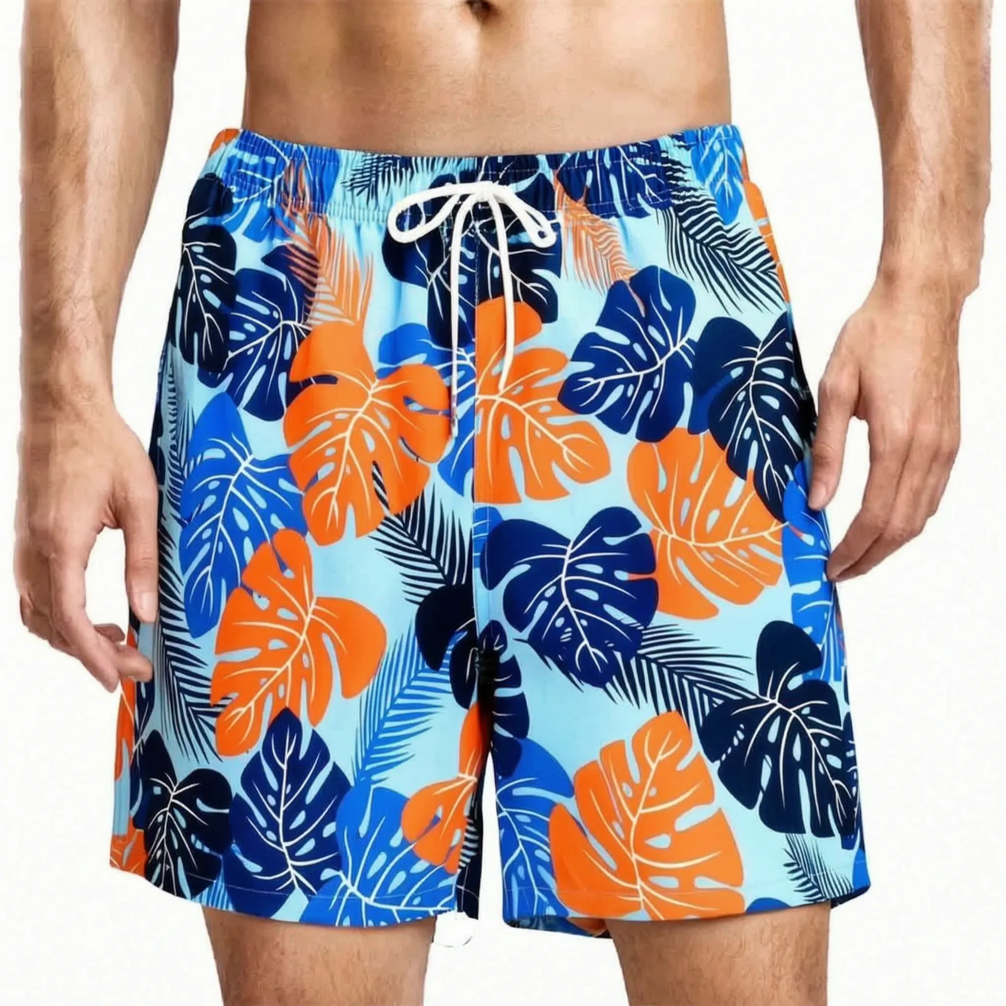 Nordspur | Aestiva Casual Palm Print Mens Shorts