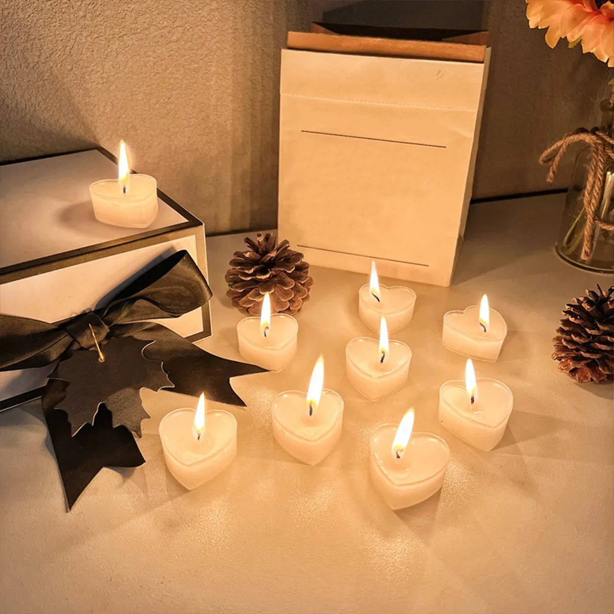 Nordspur | Amouris Heart Shaped Tealight Candles
