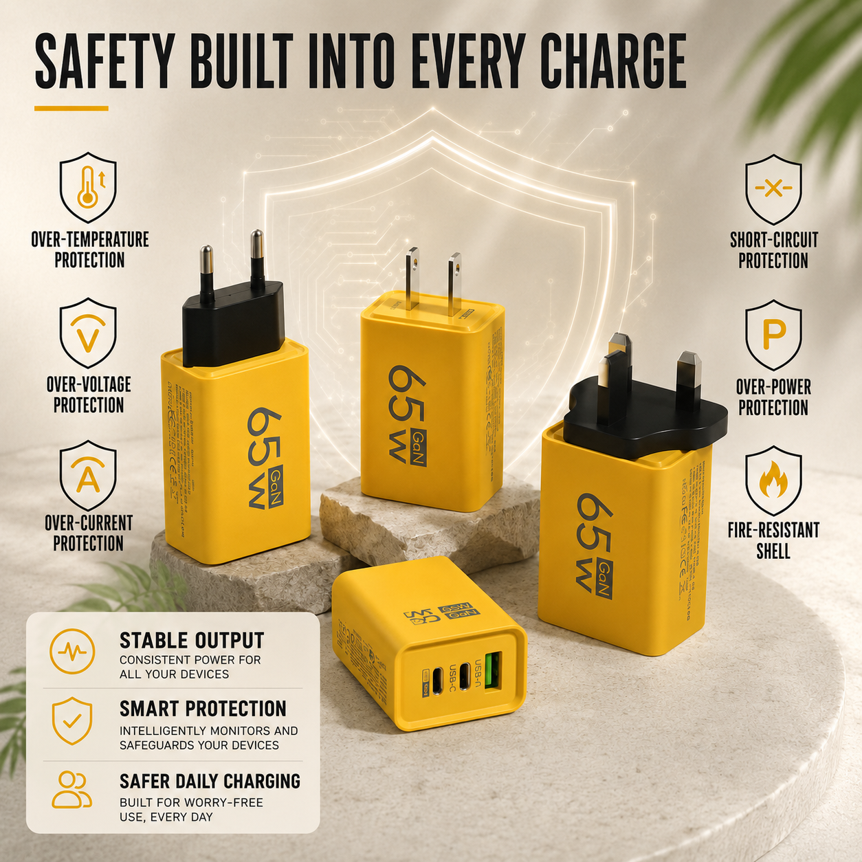 Nordspur | Amporex Compact GaN Wall Charger