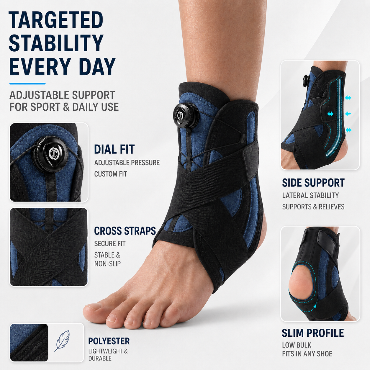 Nordspur | Ankoraid Adjustable Pressurised Ankle Support