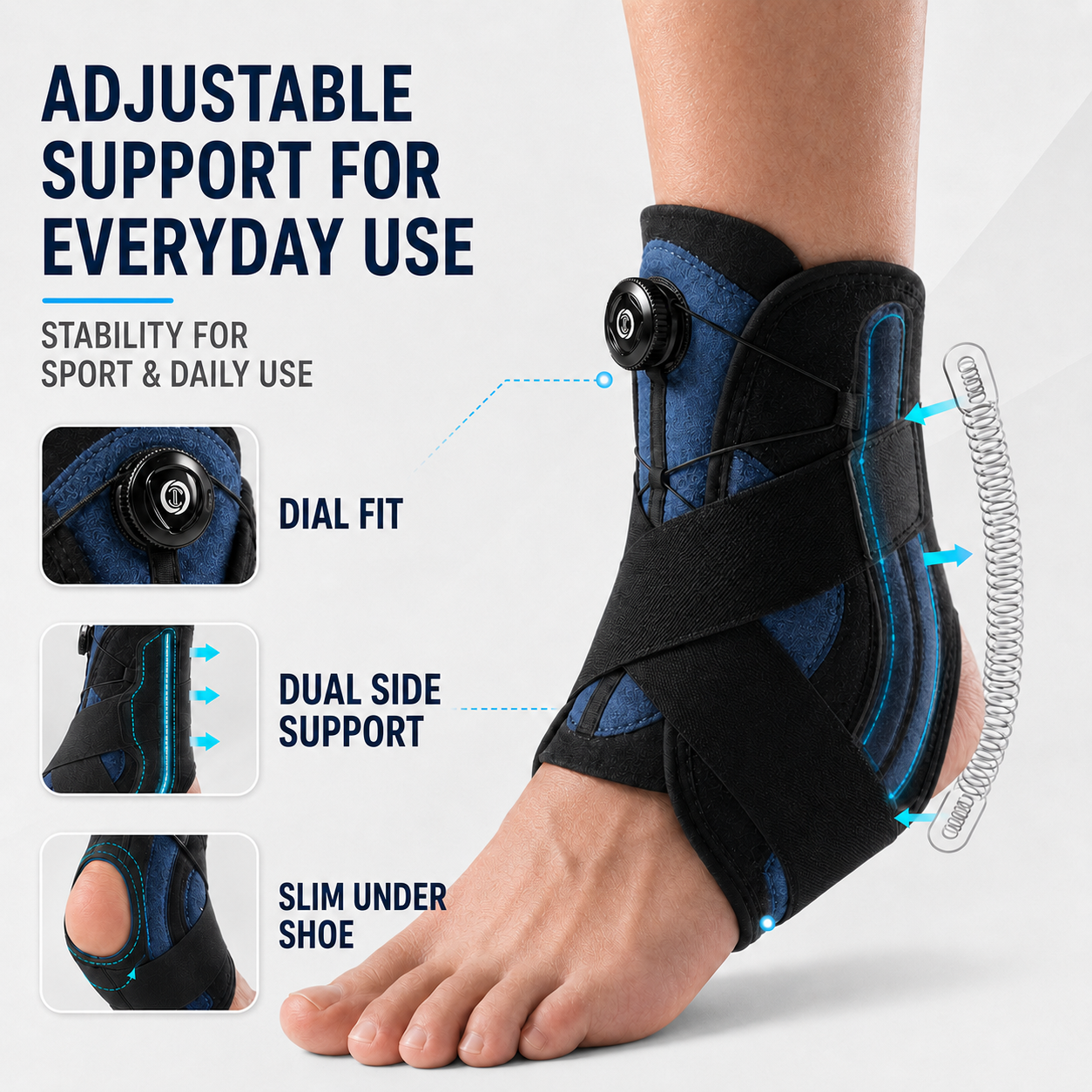 Nordspur | Ankoraid Adjustable Pressurised Ankle Support