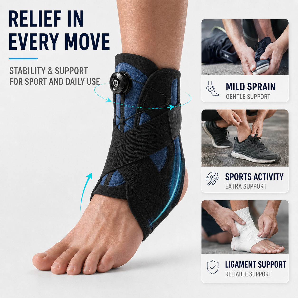 Nordspur | Ankoraid Adjustable Pressurised Ankle Support