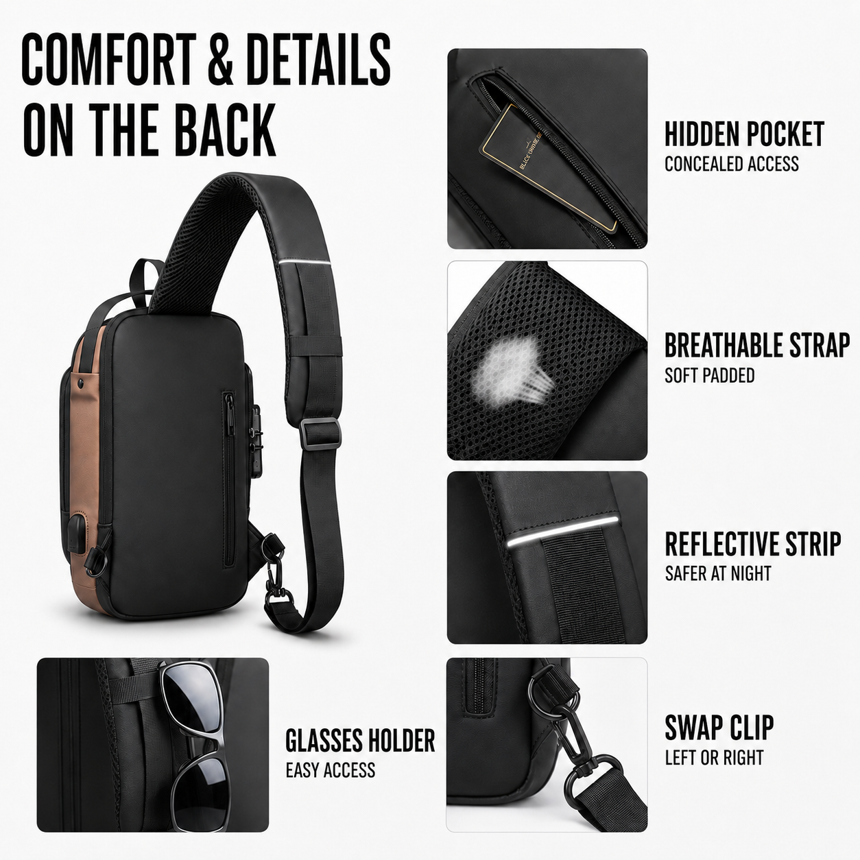Nordspur | Anti Theft Chest Sling Bag