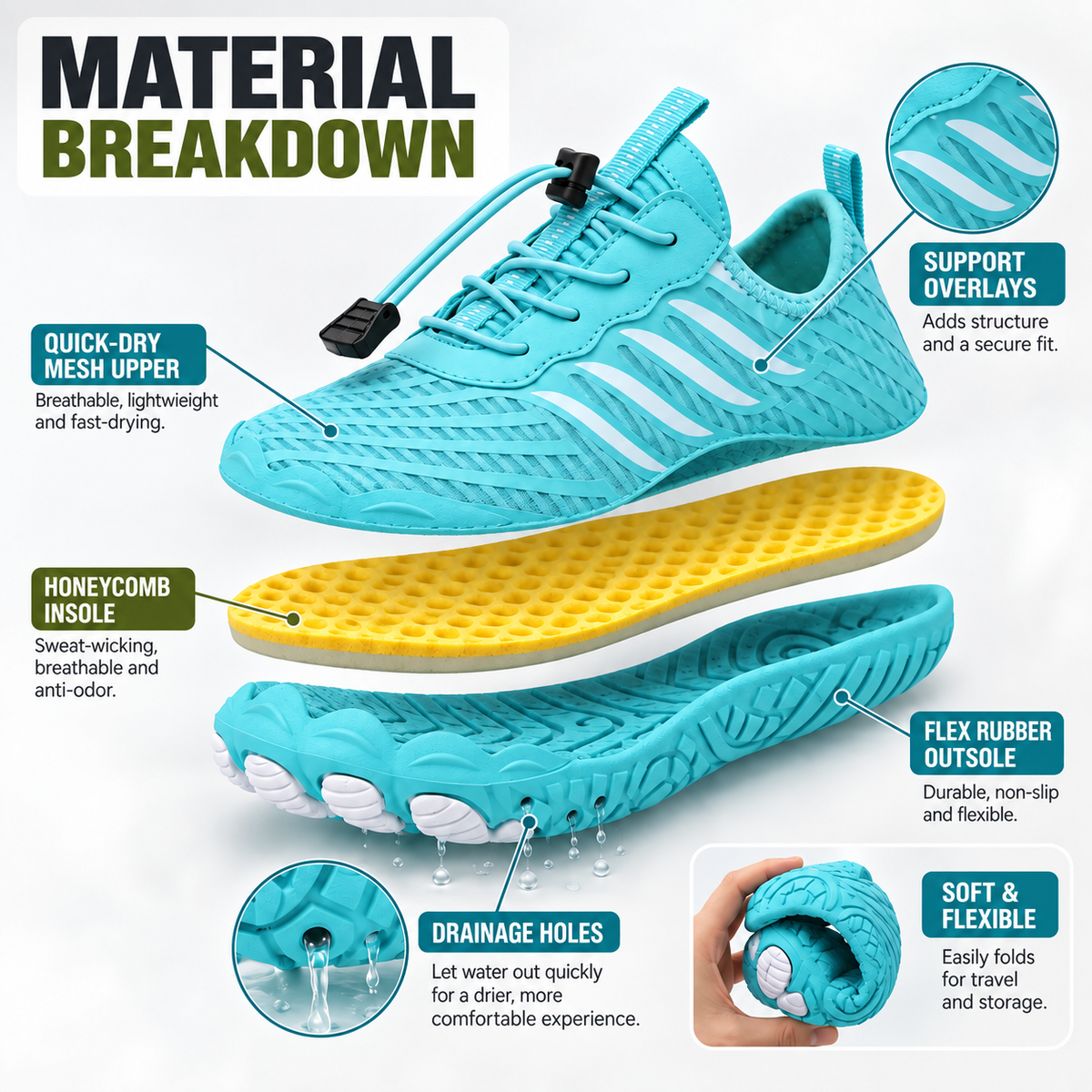 Nordspur | Aquavex Amphibious Quick-Dry Barefoot Sports Shoe