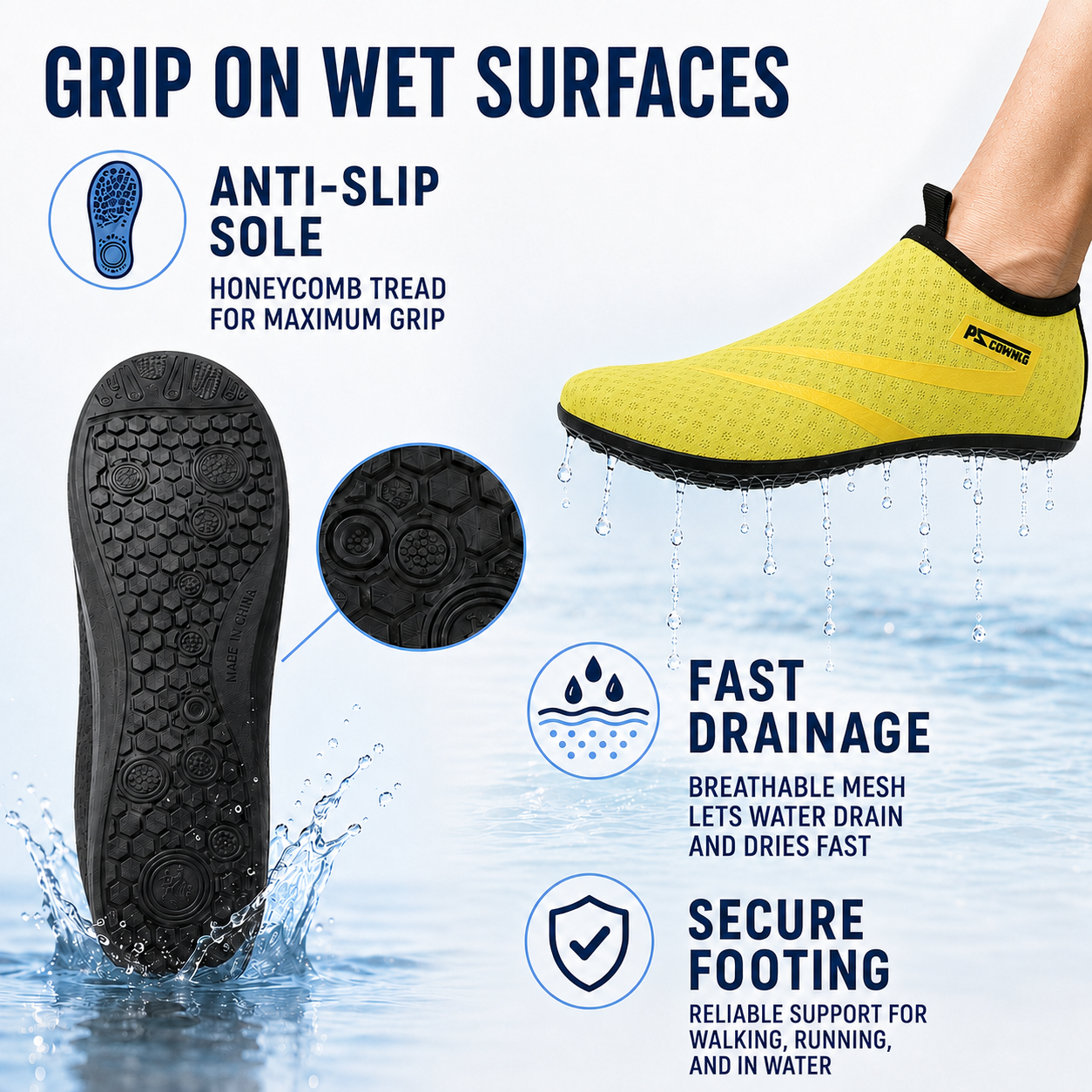 Nordspur | Aquavex Slip-On Barefoot Water Shoe