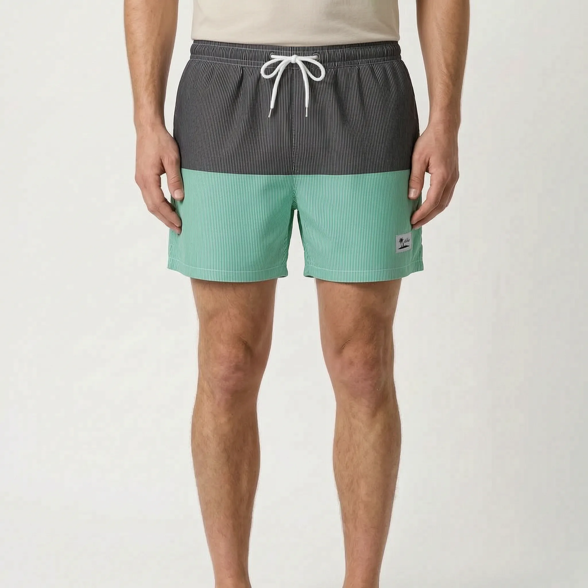 Nordspur | Aquavibe Casual Striped Mens Swim Shorts