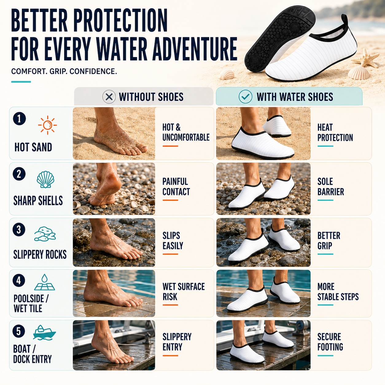 Nordspur | Aquglide Barefoot-Feel Water Sport Shoe