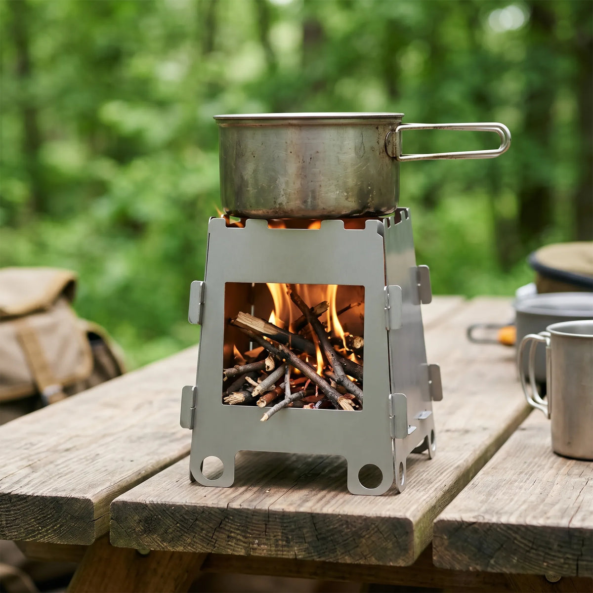 Nordspur | Ardelle Compact Foldable Wood Stove For Camping
