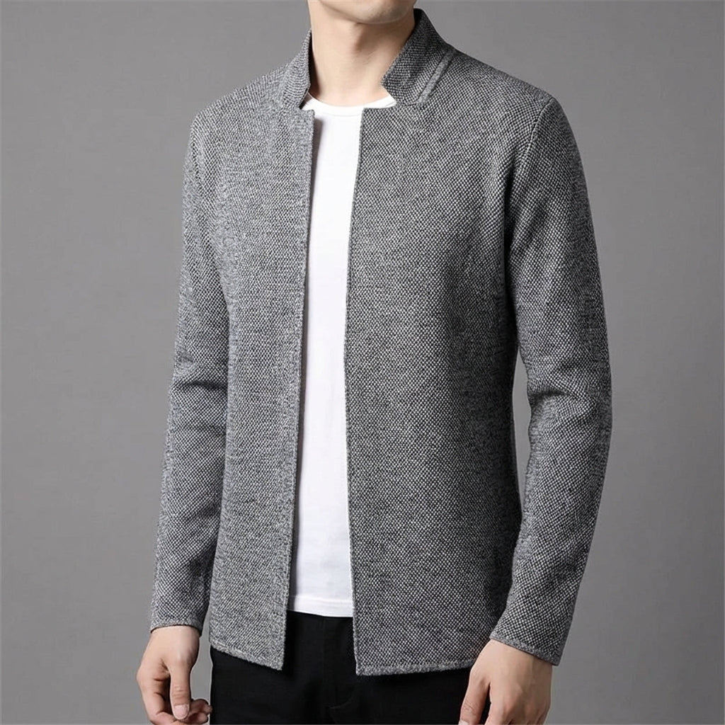 Nordspur | Ardentor Slim Fit Stand Collar Cardigan