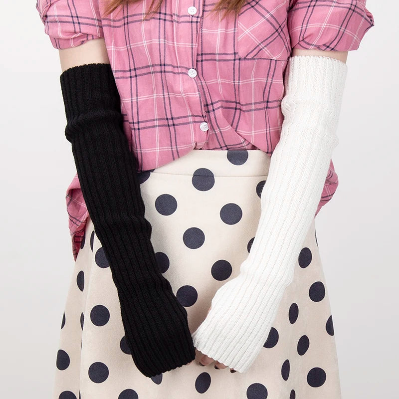 Nordspur | ArmHugs Long Ribbed Knit Fingerless Gloves