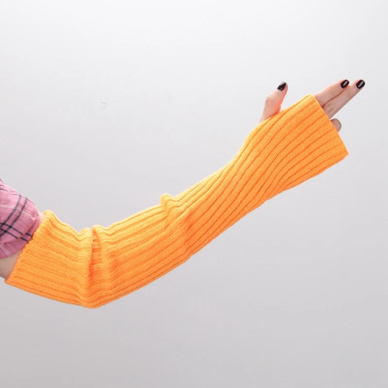 Nordspur | ArmHugs Long Ribbed Knit Fingerless Gloves