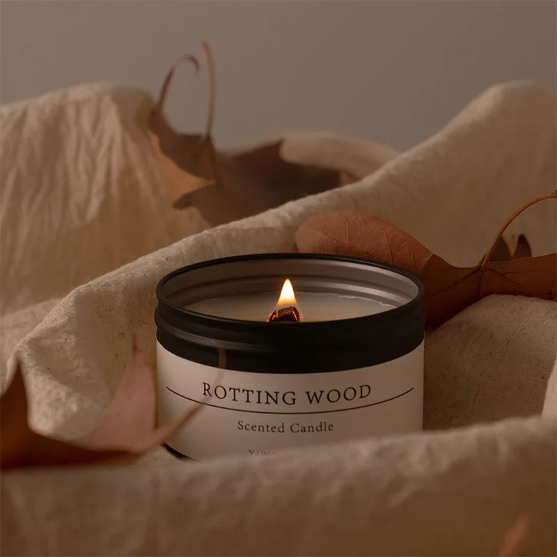 Nordspur | AromaDusk Minimalist Dark Cylindrical Room Fragrance Candle